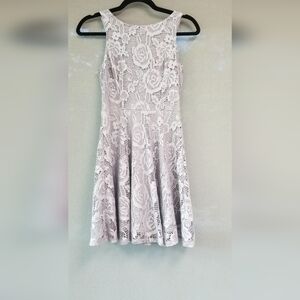 Speechless Gray A-line Maxi Dress with Bell Sleeves